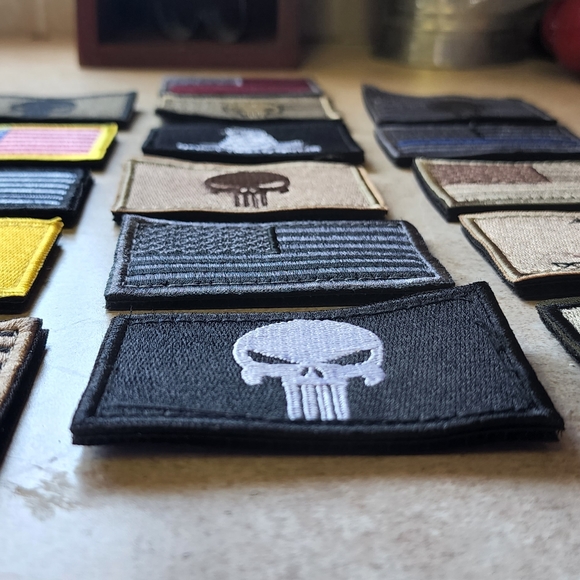 Tactical military patches set of 16 velcro backed - Picture 7 of 8